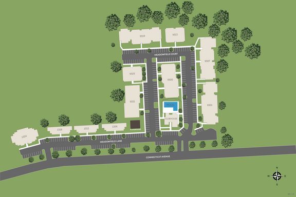 The meadows site map