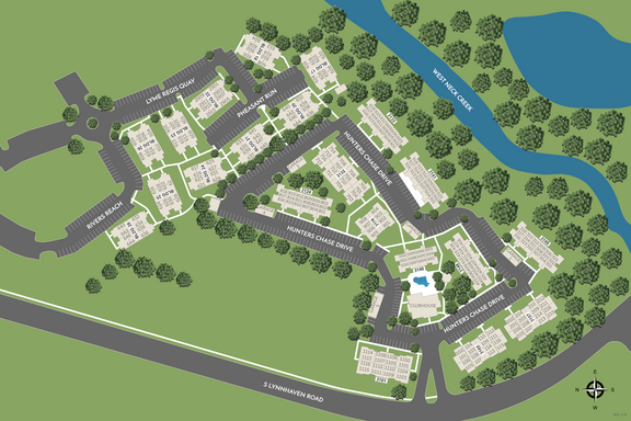 Legends at the beach site map