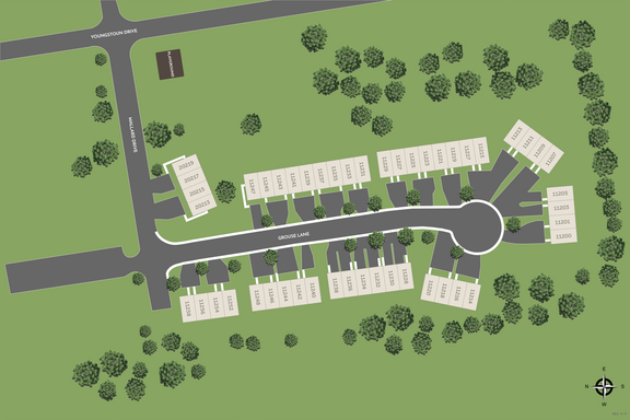 Brandywine townhomes site map