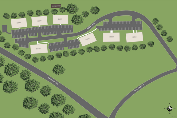 Woodbridge apts site map