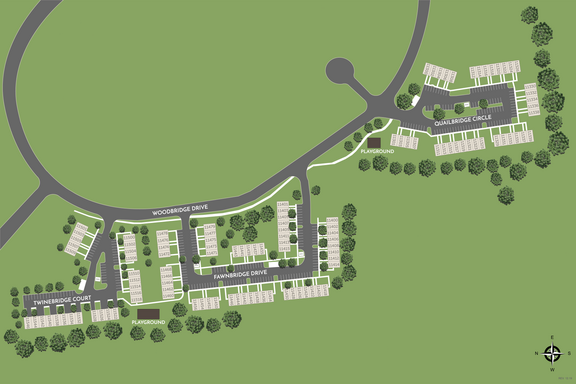 Woodbridge townhomes site map